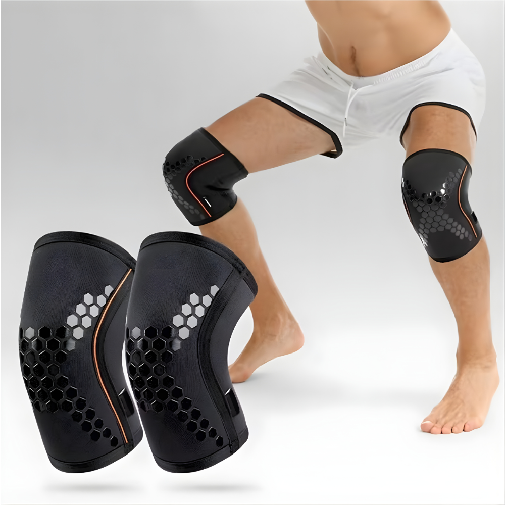 Top Quality Knee Pad 5MM or 7MM Neoprene Knee Brace Powerlifting Weightlifting Knee Sleeve Support - Image 2