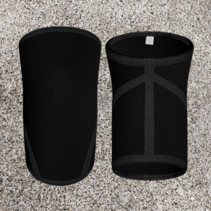 7mm Custom Black Compression Neoprene Gym Reapers Knee Sleeves