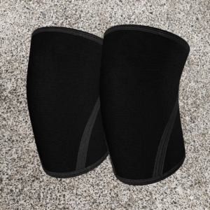 7mm Custom Black Compression Neoprene Gym Reapers Knee Sleeves