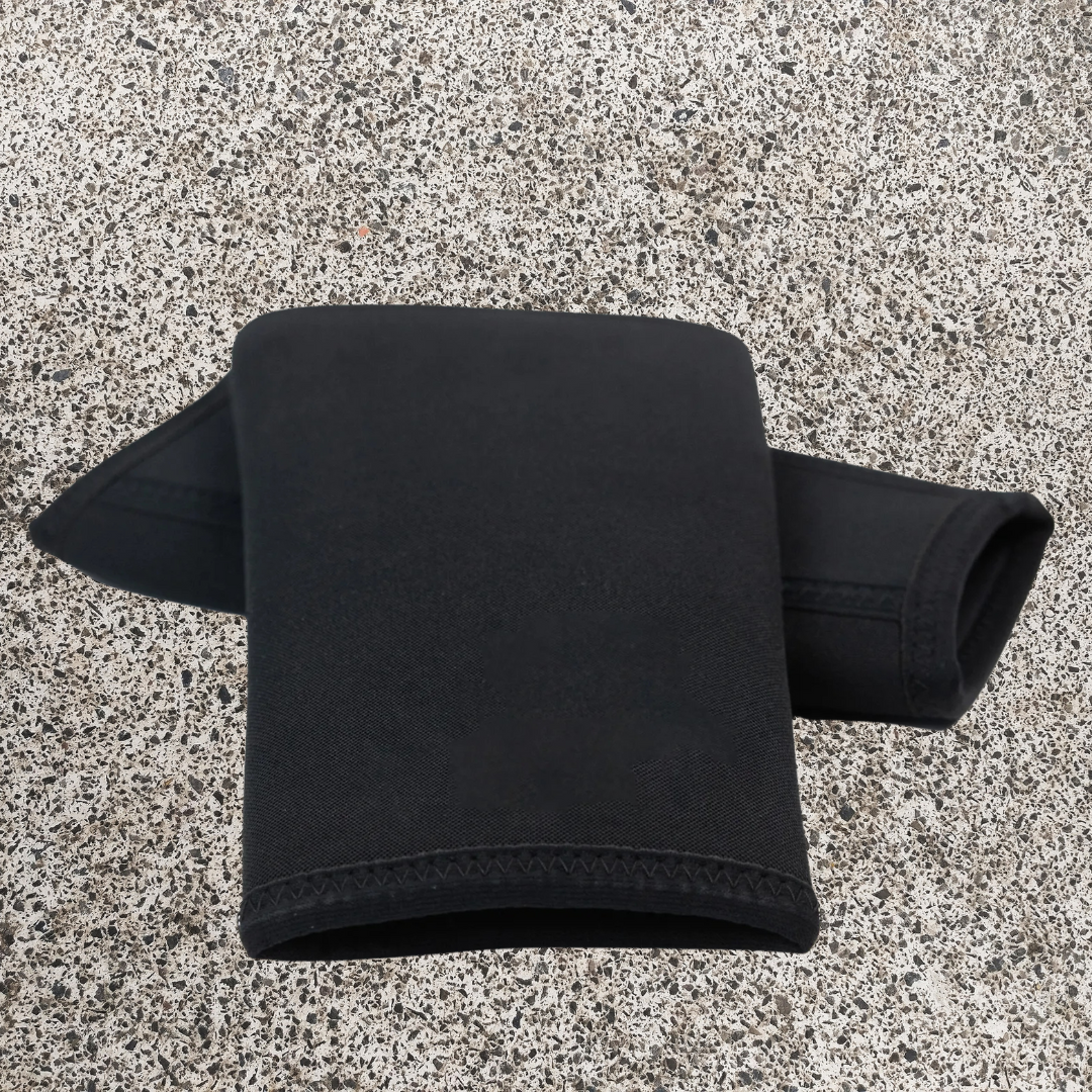 Custom Compression Black Neoprene A7 Knee Sleeves - USPA & IPF Approved - Image 3