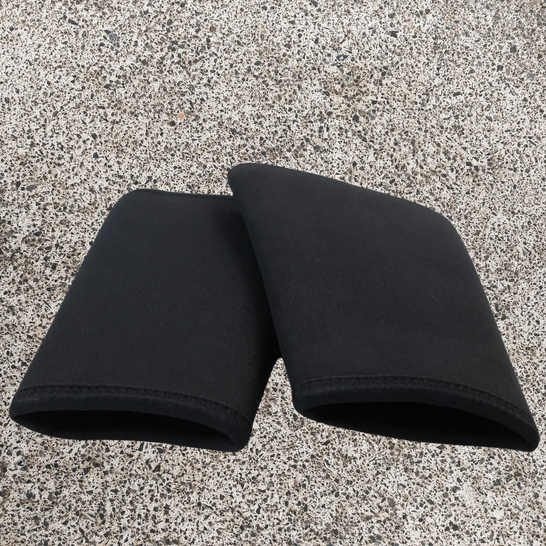 Custom Compression Black Neoprene A7 Knee Sleeves - USPA & IPF Approved - Image 2