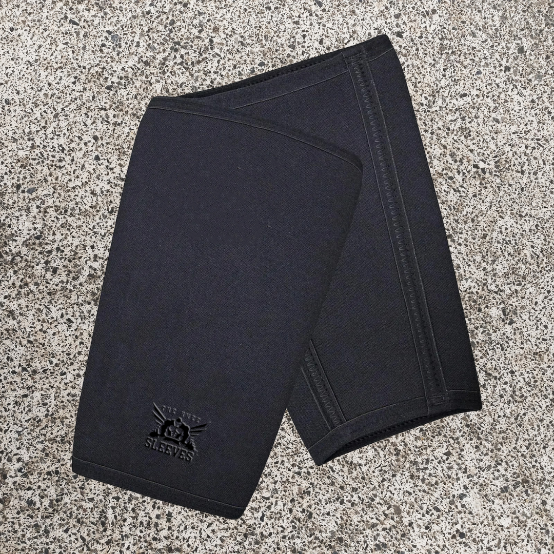 KS-COMP-A7 – Custom Compression A7 Neoprene Knee Sleeves – Black