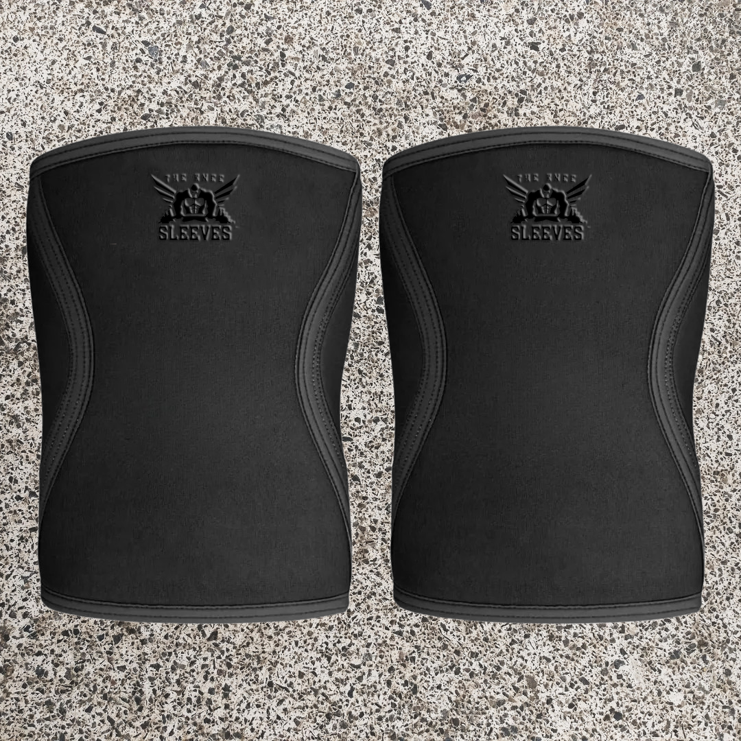 KS-HD-7 – Heavy Duty 7MM Neoprene Knee Sleeves for Compression Support – Black