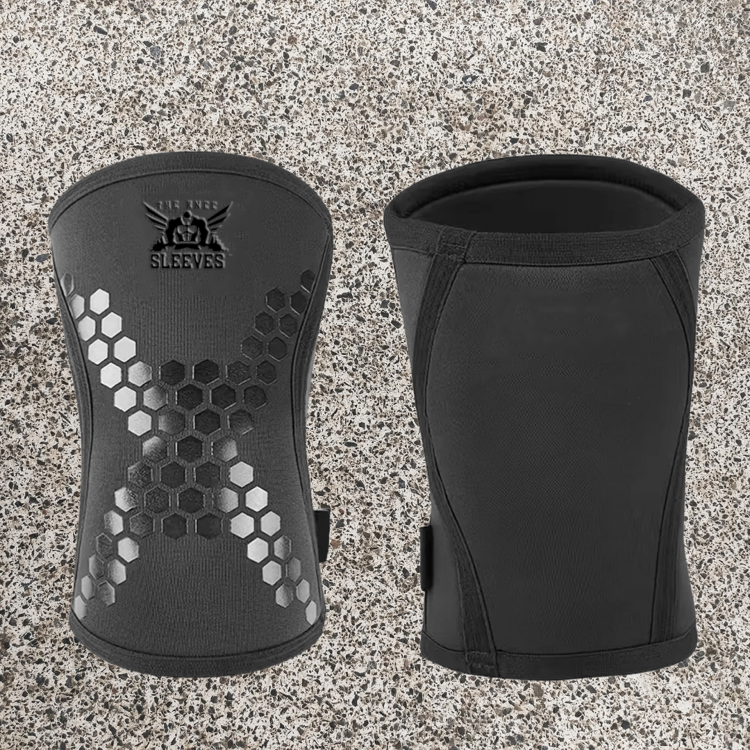 KS-5/7MM – Neoprene Knee Sleeves for Powerlifting & Gym Training – Black