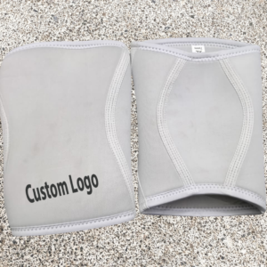 Elite 7mm Neoprene Knee Sleeves – Anatomical Support for Powerlifting & Strongman (Rehband Style Classic White)