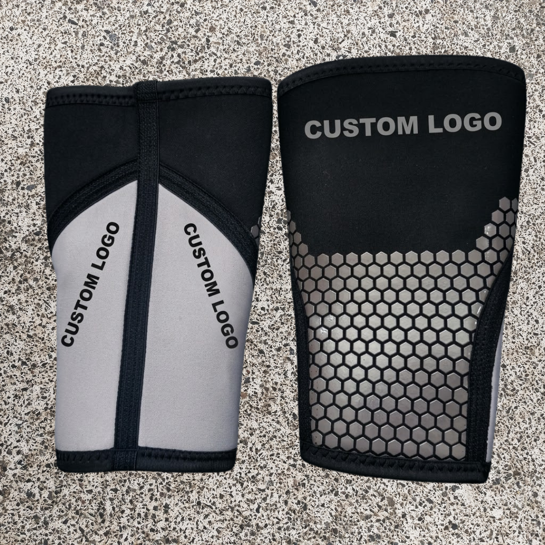 Helix Pro 7mm Neoprene Knee Sleeves – Maximum Support & Compression for Powerlifting & Squats (Pair)