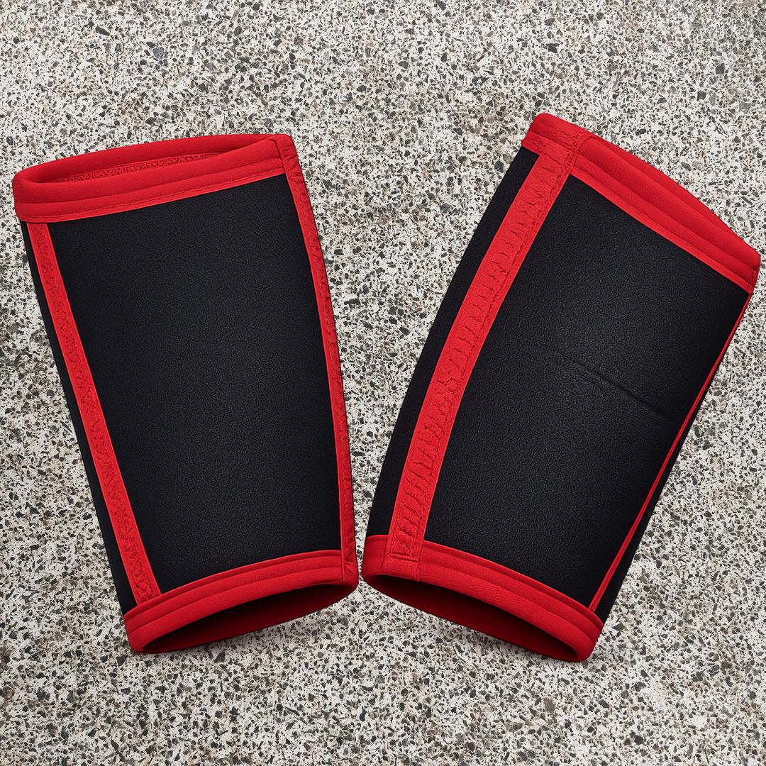 ES-STR-RD – Stealth Series Elbow Sleeves for Compression Support – Black/Red - Image 3