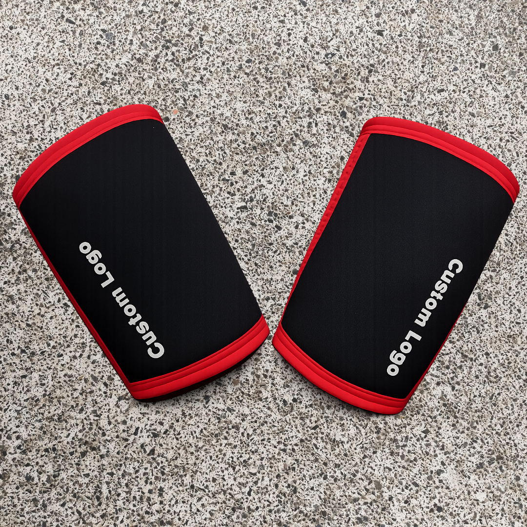 ES-STR-RD – Stealth Series Elbow Sleeves for Compression Support – Black/Red - Image 2